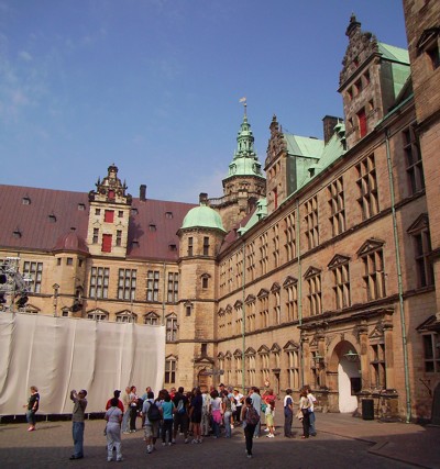 Innenhof des Schloss Kronborg Innenhof des Schloss Kronborg