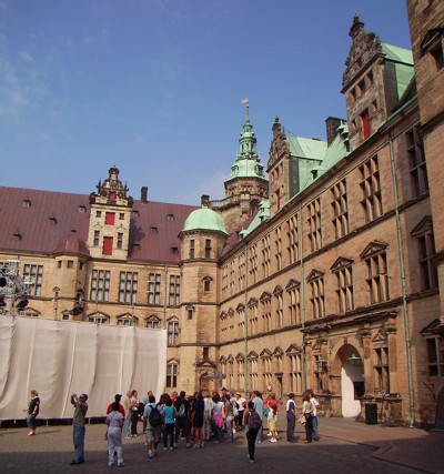 Innenhof des Schloss Kronborg