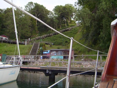 200 Stufen Treppe nach Lohme hinauf