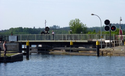 Straßendrehbrücke Malchow