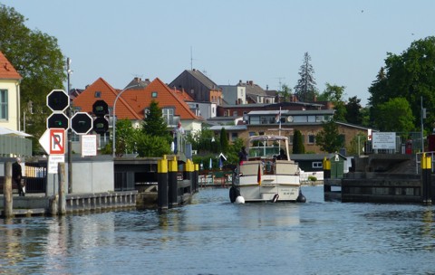 Straßendrehbrücke Malchow