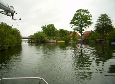 Priepert, Durchfahrt Priepertsee - Ellbogensee