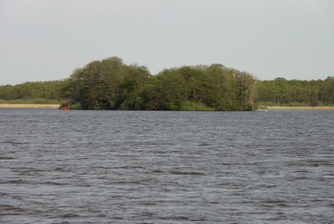 Kleine Müritz - Insel Burgwall