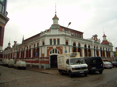 Petermarkt in Liepaja Petermarkt in Liepaja