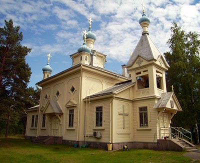 orthodoxe Holzkirche orthodoxe Holzkirche