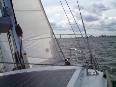 Ölandbrücke - segeln bei Kalmar
