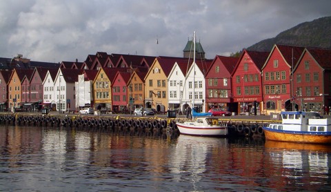 Bryggen in Bergen Bryggen in Bergen