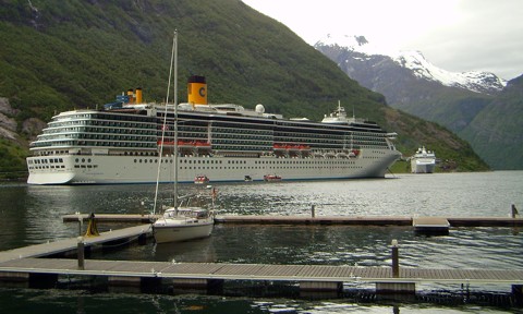 Geiranger Hafen