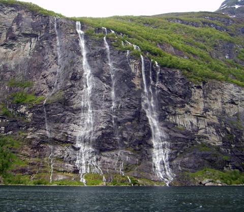 Sieben Schwestern - Geirangerfjord Sieben Schwestern - Geirangerfjord