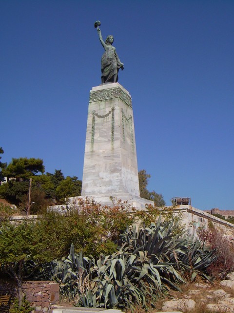 Freiheitsstatue in Mytilini Freiheitsstatue in Mytilini