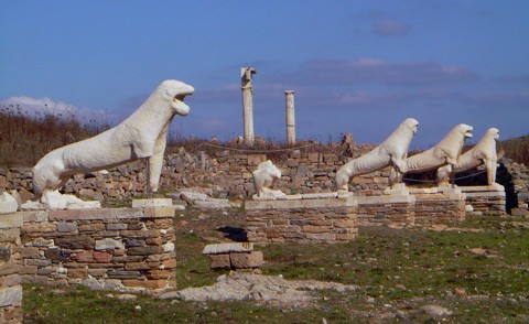 Delos - Löwen Delos - Löwen