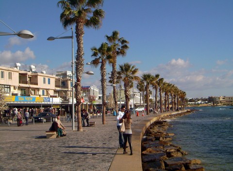 Promenade in Pafos Promenade in Pafos