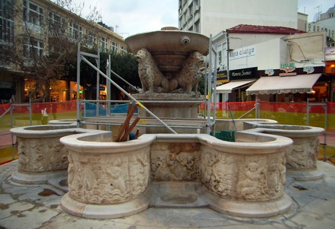 Heraklion - Morosinibrunnen / Löwenbrunnen