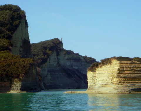Küste im Norden von Korfu, Sidari Küste im Norden von Korfu, Sidari