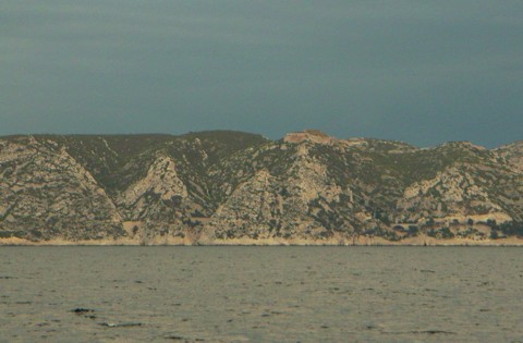 Segeln an der Küste vor Marseille