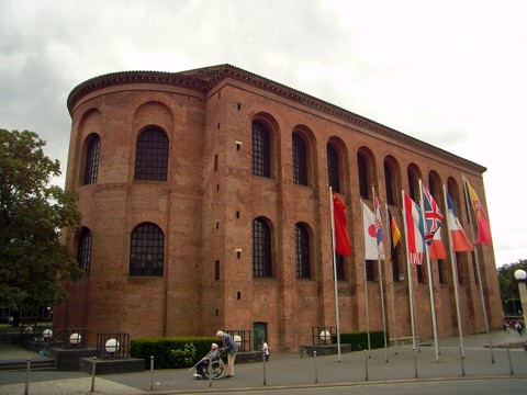 Trier - Konstantin Basilika - Römische Palastaula