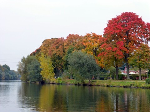 Kanal im Herbst Kanal im Herbst