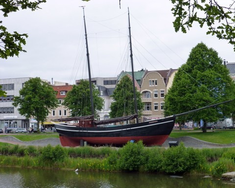 Frachtsegler Hermine in Cuxhaven