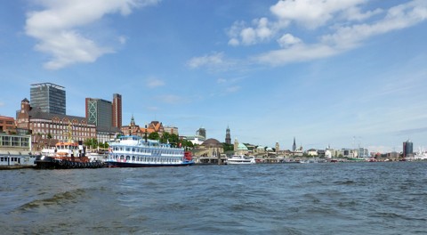 Hamburg von der Elbe