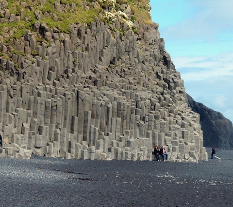 Reynisfjara Strand - Basaltsäulen