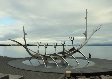 Reykjavik - Skulptur Sonnenfahrt