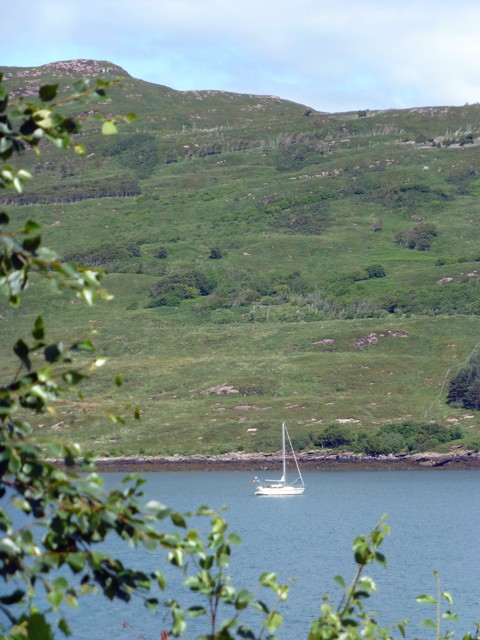 Ankern Loch Scresort - Insel Rum Ankern Loch Scresort - Insel Rum