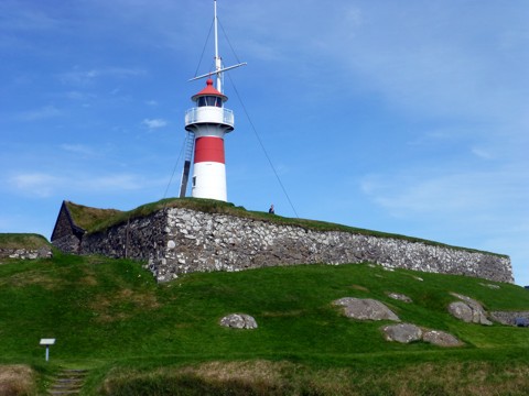 Tórshavn - Leuchtturm, Festung Skansin Tórshavn - Leuchtturm, Festung Skansin