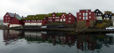 Tórshavn (Färöer) - alter Stadtteil Tinganes