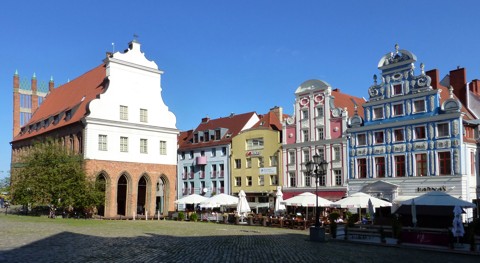 Altes Rathaus am Heumarkt in Stettin Altes Rathaus am Heumarkt in Stettin