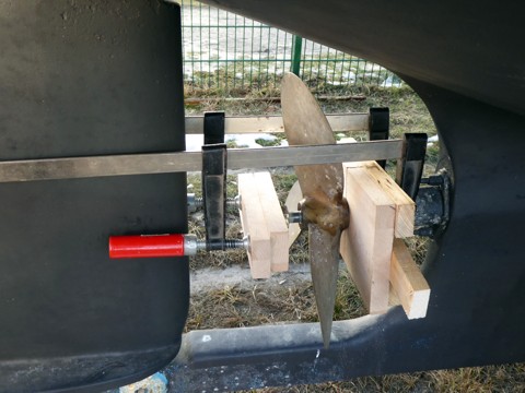 demontage Propeller Propeller demontage