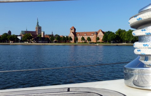 Ankern vor Stralsund