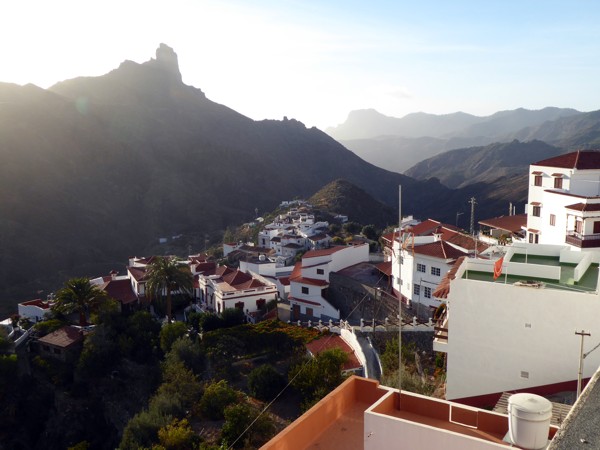Tejeda und der Roque de Bentayga Tejeda und Roque de Bentayga