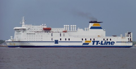 Huckleberry Finn, Fährschiff von TT-Line Huckleberry Finn, Fährschiff von TT-Line