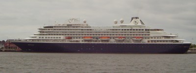 die PRINSENDAM in Warnemünde