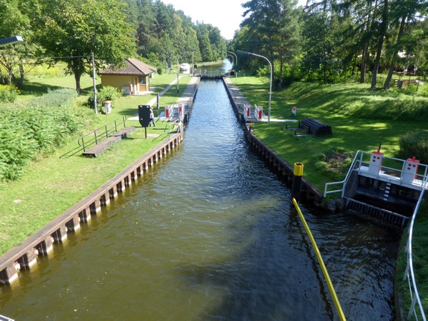 Schleuse Diemitz - Wehr