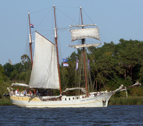 Mare Frisium, Segeln Mare