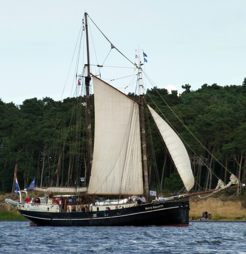 Marie Galante - unter Segeln