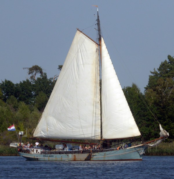 Stella Maris unter Segeln Stella Maris, Segeln