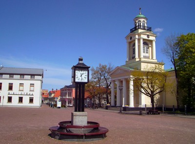 Nikolauskirche in Ventspils am Rathausplatz Nikolauskirche in Ventspils am Rathausplatz