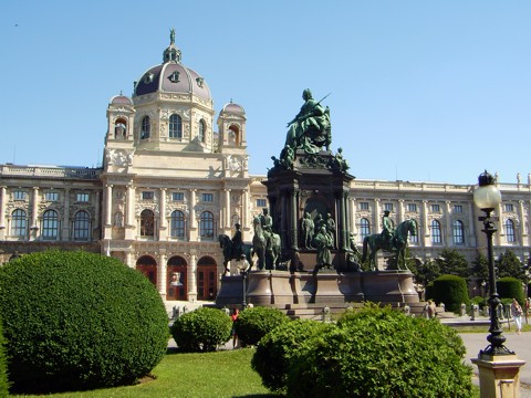 Theresienplatz in Wien Theresienplatz in Wien