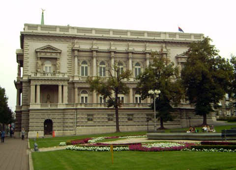 Altes Schloss in Belgrad - heute das Rathaus