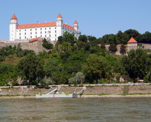 Burg Hrad an der Donau in Bratislava