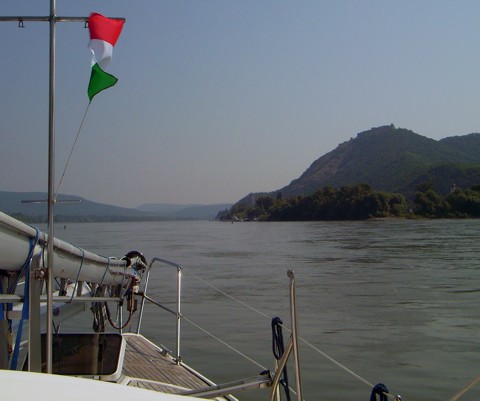 Donauknie bei Visegrad, Ungarn Donauknie bei Visegrad, Ungarn